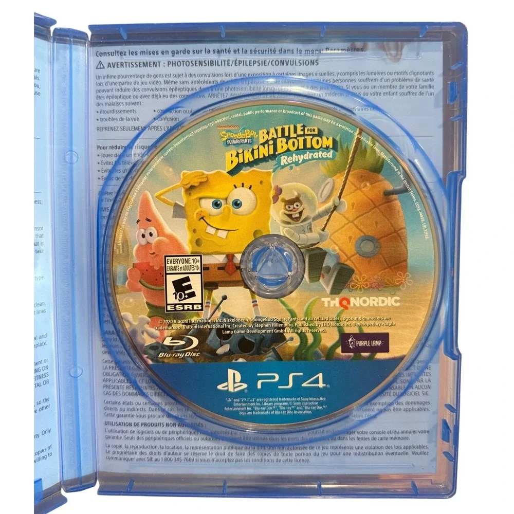 Spongebob Squarepants: Battle for Bikini Bottom Rehydrated - PlayStation 4